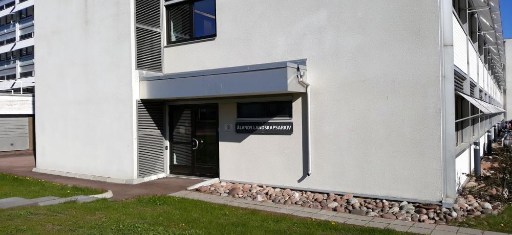 Ålands landskapsarkivs ingång